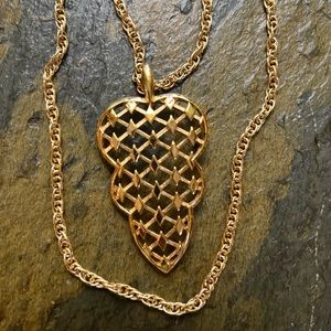 Vintage Trifari Double Chain Necklace